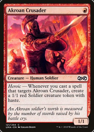 Akroan Crusader [Ultimate Masters] | The Clever Kobold