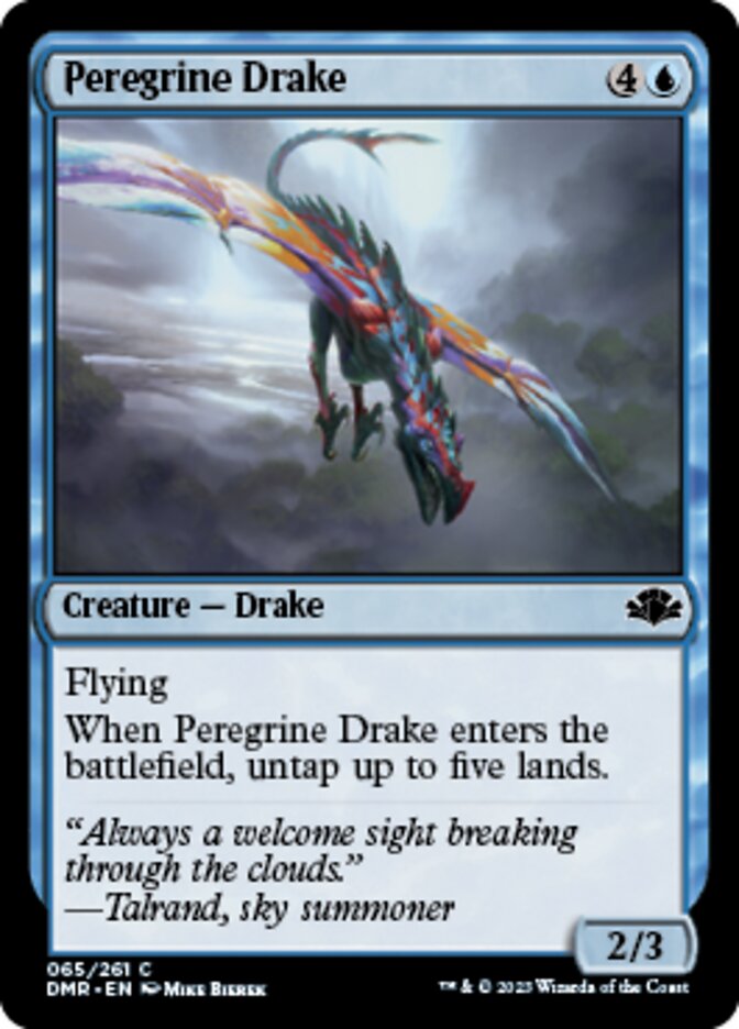 Peregrine Drake [Dominaria Remastered] | The Clever Kobold