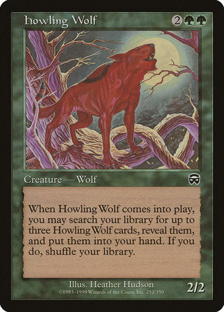 Howling Wolf [Mercadian Masques] | The Clever Kobold