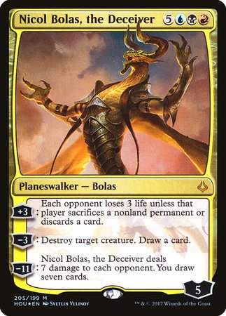 Nicol Bolas, the Deceiver [Hour of Devastation] | The Clever Kobold