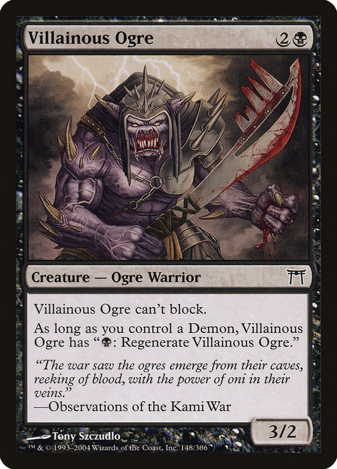 Villainous Ogre [Champions of Kamigawa] | The Clever Kobold
