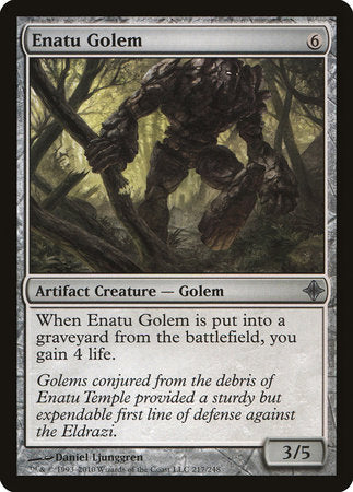 Enatu Golem [Rise of the Eldrazi] | The Clever Kobold