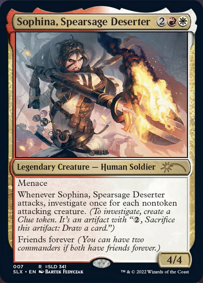 Sophina, Spearsage Deserter [Secret Lair: Universes Within] | The Clever Kobold