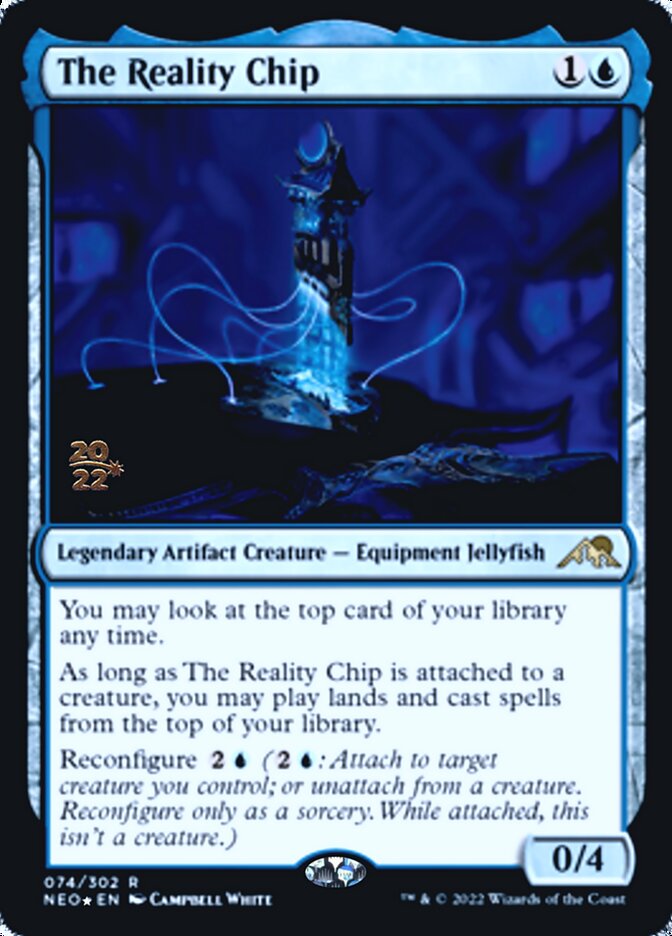 The Reality Chip [Kamigawa: Neon Dynasty Prerelease Promos] | The Clever Kobold