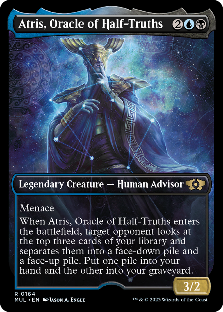 Atris, Oracle of Half-Truths (Halo Foil) [Multiverse Legends] | The Clever Kobold