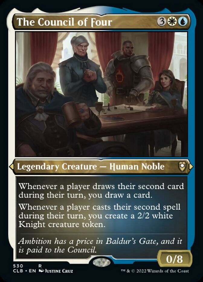 The Council of Four (Foil Etched) [Commander Legends: Battle for Baldur's Gate] | The Clever Kobold