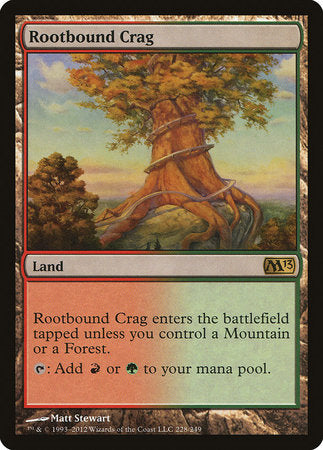 Rootbound Crag [Magic 2013] | The Clever Kobold