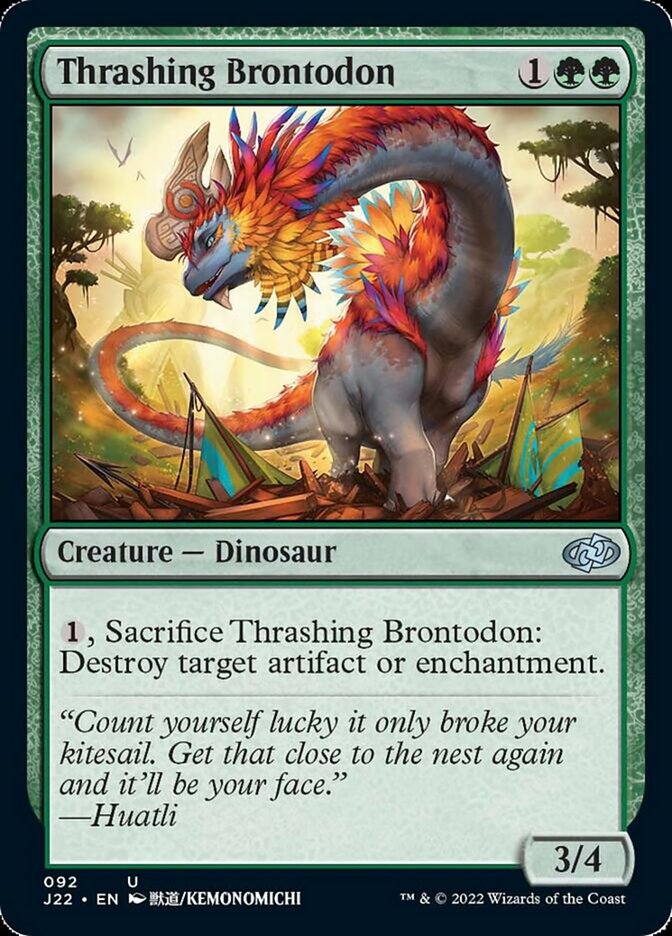 Thrashing Brontodon [Jumpstart 2022] | The Clever Kobold