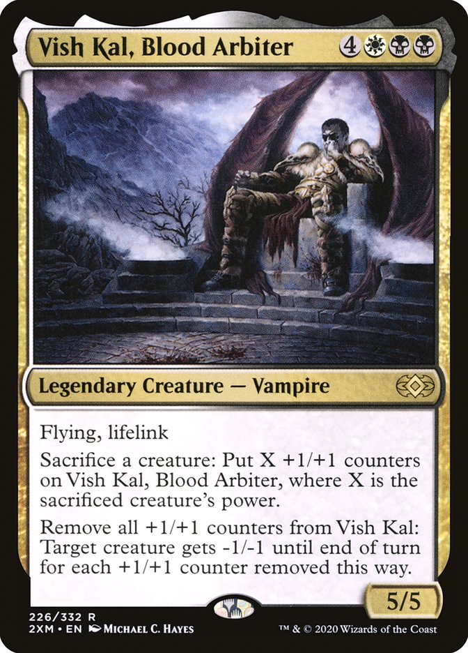 Vish Kal, Blood Arbiter [Double Masters] | The Clever Kobold