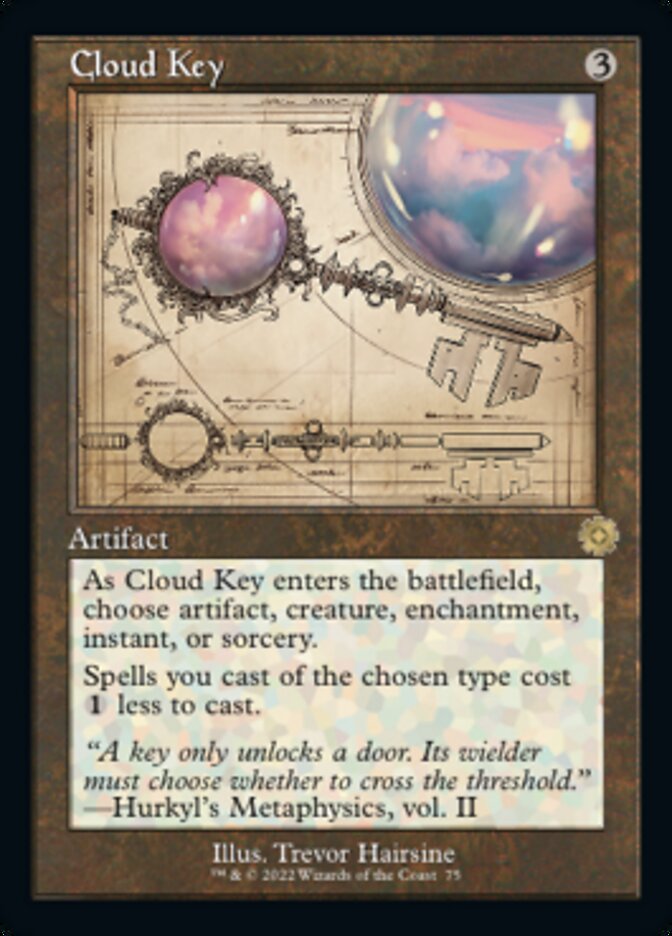 Cloud Key (Retro Schematic) [The Brothers' War Retro Artifacts] | The Clever Kobold