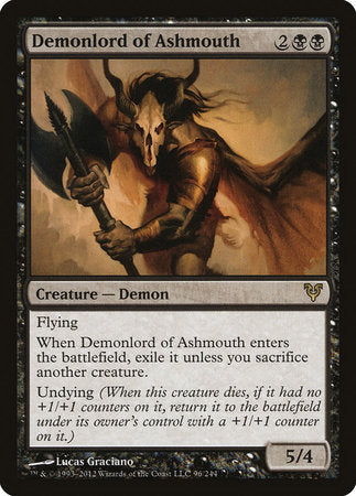 Demonlord of Ashmouth [Avacyn Restored] | The Clever Kobold