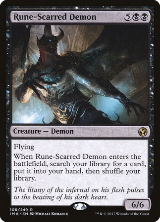 Rune-Scarred Demon [Iconic Masters] | The Clever Kobold