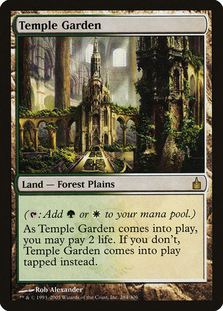 Temple Garden [Ravnica: City of Guilds] | The Clever Kobold