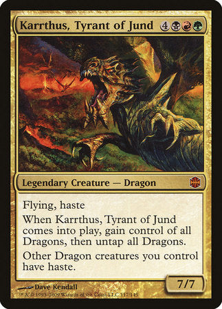 Karrthus, Tyrant of Jund [Alara Reborn] | The Clever Kobold