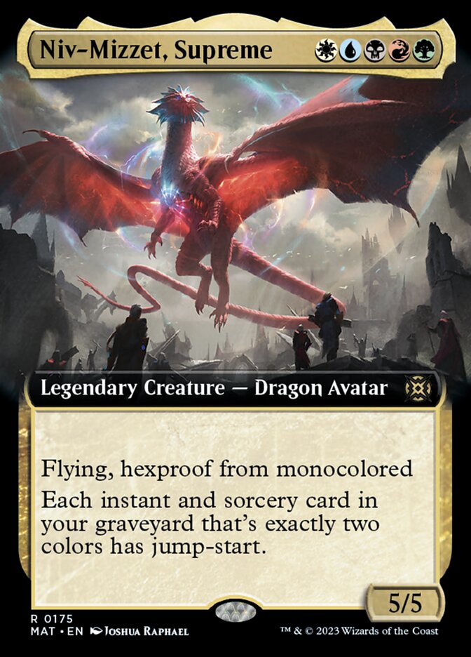 Niv-Mizzet, Supreme (Extended Art) [March of the Machine: The Aftermath] | The Clever Kobold