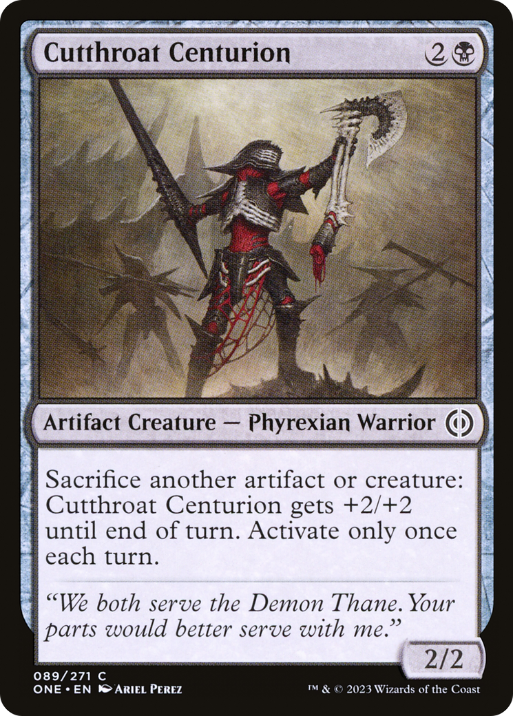 Cutthroat Centurion [Phyrexia: All Will Be One] | The Clever Kobold