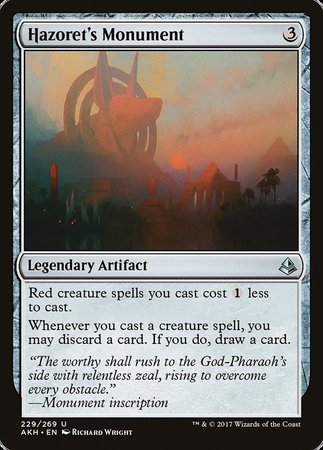 Hazoret's Monument [Amonkhet] | The Clever Kobold