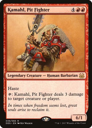 Kamahl, Pit Fighter [Duel Decks: Mind vs. Might] | The Clever Kobold