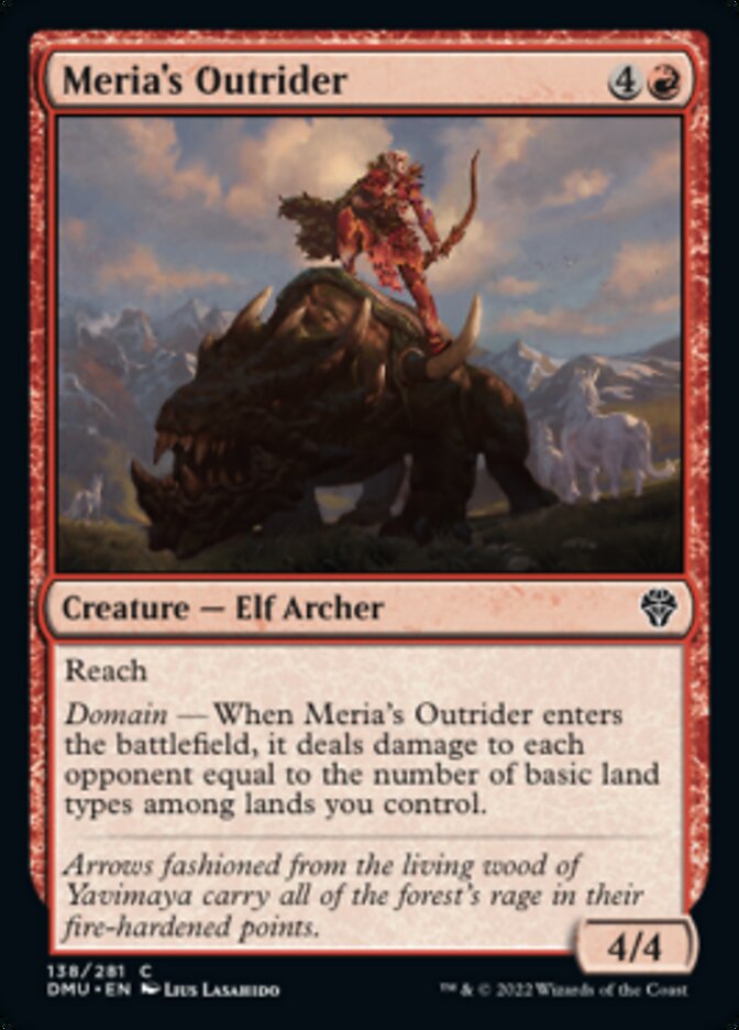 Meria's Outrider [Dominaria United] | The Clever Kobold