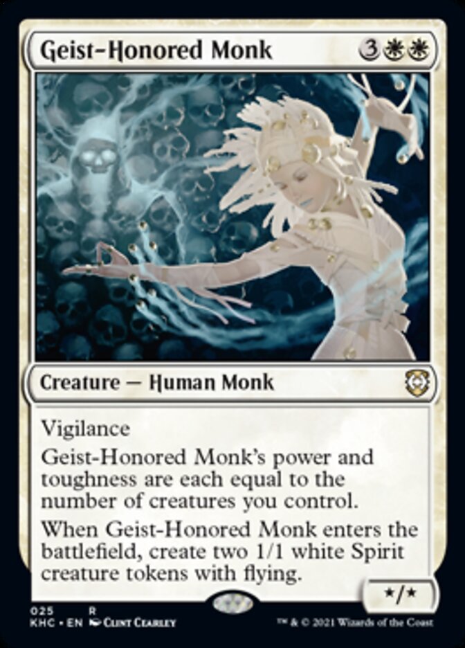 Geist-Honored Monk [Kaldheim Commander] | The Clever Kobold