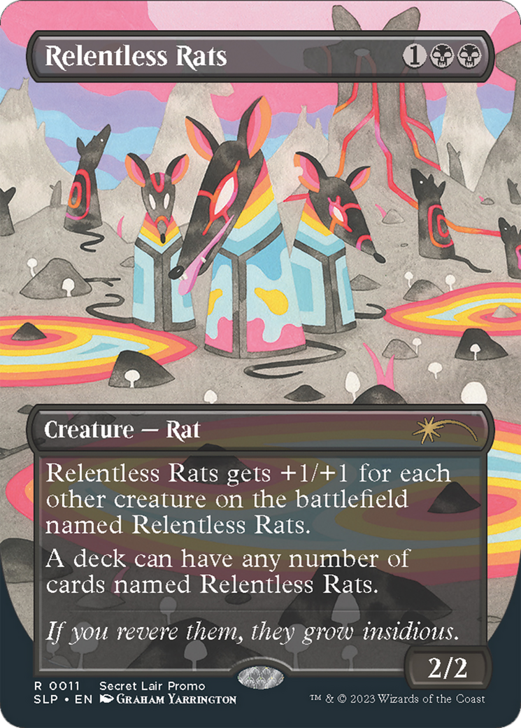 Relentless Rats (0011) [Secret Lair Showdown] | The Clever Kobold