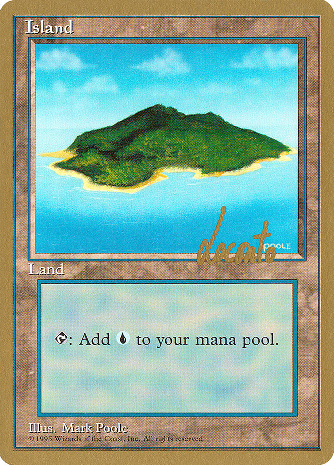 Island (ml367) (Michael Loconto) [Pro Tour Collector Set] | The Clever Kobold