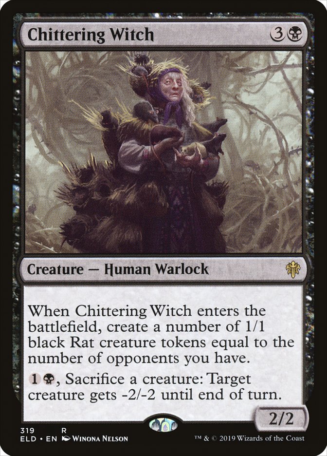 Chittering Witch [Throne of Eldraine] | The Clever Kobold