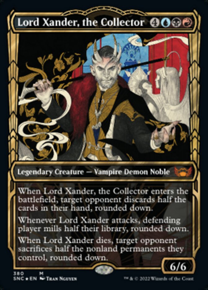 Lord Xander, the Collector (Showcase Golden Age Gilded Foil) [Streets of New Capenna] | The Clever Kobold