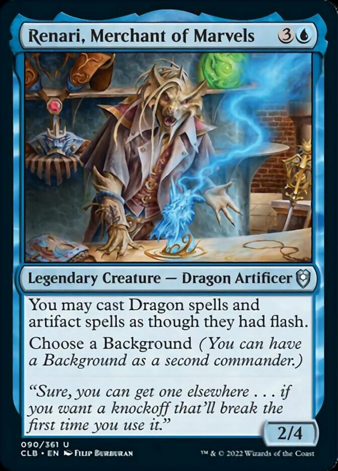 Renari, Merchant of Marvels [Commander Legends: Battle for Baldur's Gate] | The Clever Kobold