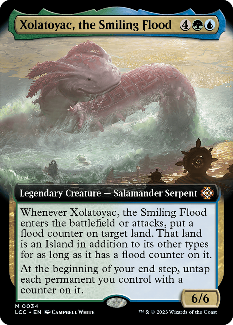 Xolatoyac, the Smiling Flood (Extended Art) [The Lost Caverns of Ixalan Commander] | The Clever Kobold