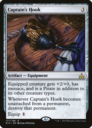 Captain's Hook [Rivals of Ixalan] | The Clever Kobold