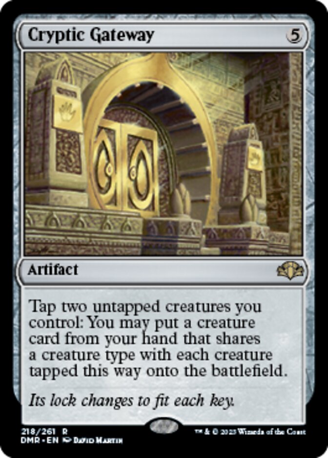 Cryptic Gateway [Dominaria Remastered] | The Clever Kobold