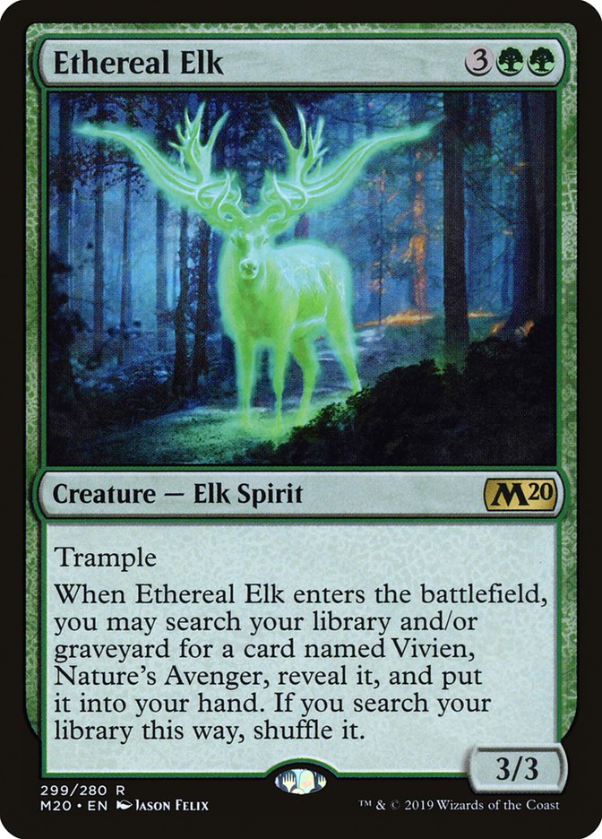 Ethereal Elk [Core Set 2020] | The Clever Kobold