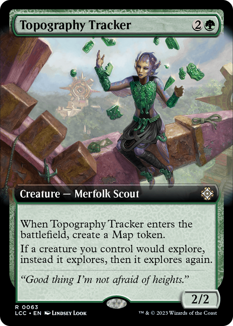 Topography Tracker (Extended Art) [The Lost Caverns of Ixalan Commander] | The Clever Kobold
