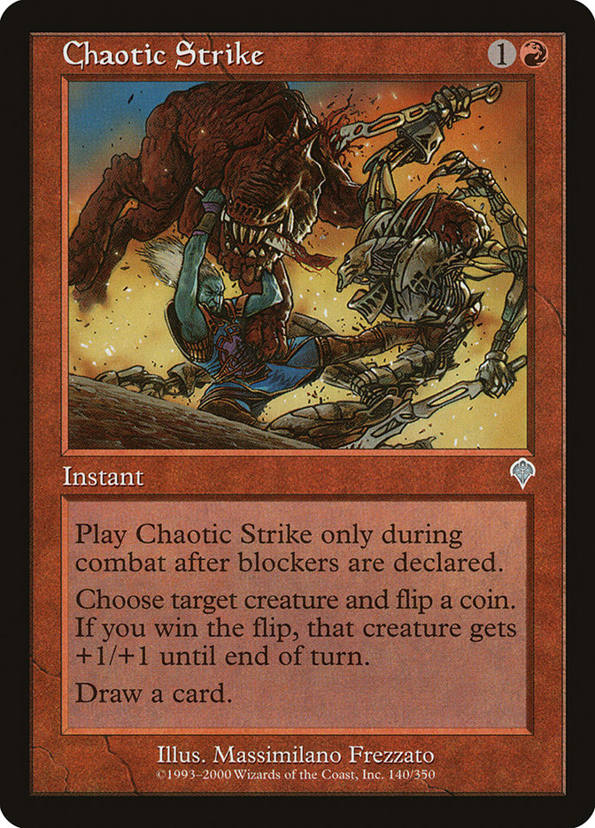 Chaotic Strike [Invasion] | The Clever Kobold