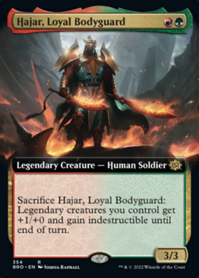 Hajar, Loyal Bodyguard (Extended Art) [The Brothers' War] | The Clever Kobold