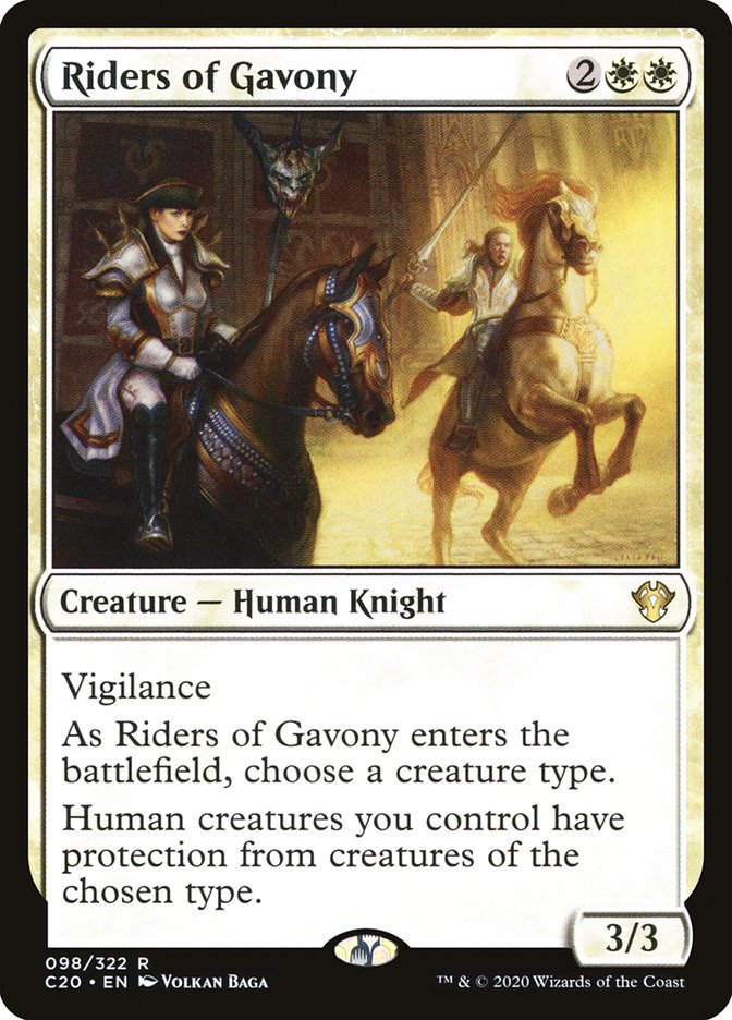 Riders of Gavony [Commander 2020] | The Clever Kobold