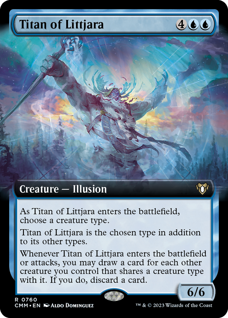 Titan of Littjara (Extended Art) [Commander Masters] | The Clever Kobold