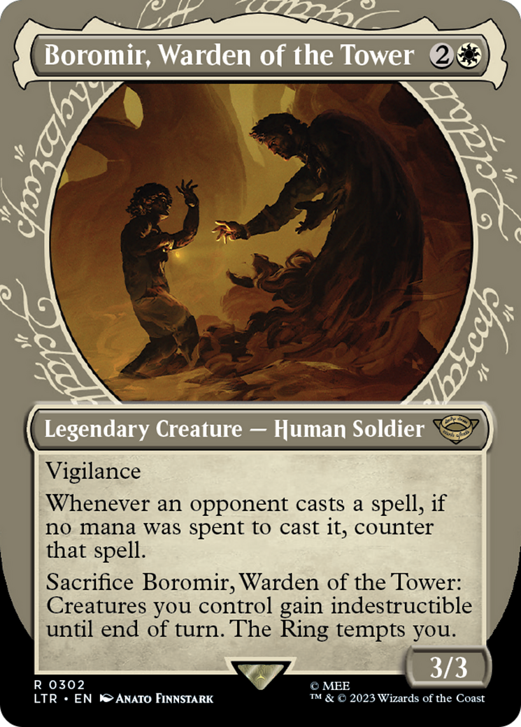 Boromir, Warden of the Tower (Showcase Ring Frame) [The Lord of the Rings: Tales of Middle-Earth] | The Clever Kobold