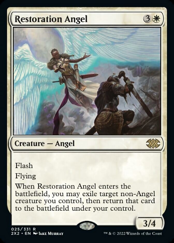 Restoration Angel [Double Masters 2022] | The Clever Kobold