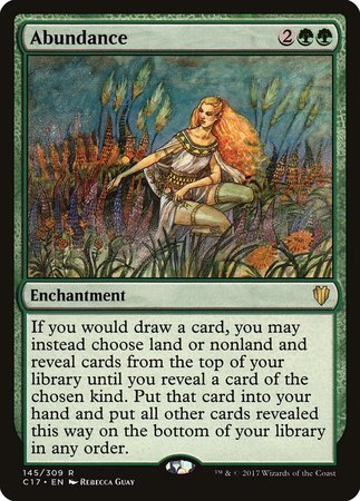 Abundance [Commander 2017] | The Clever Kobold