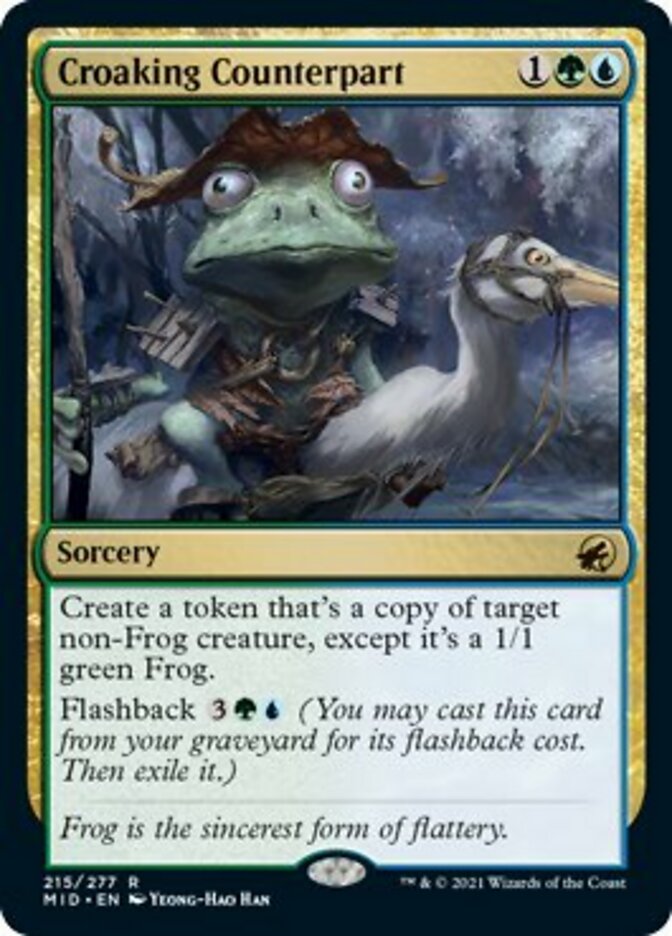 Croaking Counterpart [Innistrad: Midnight Hunt] | The Clever Kobold