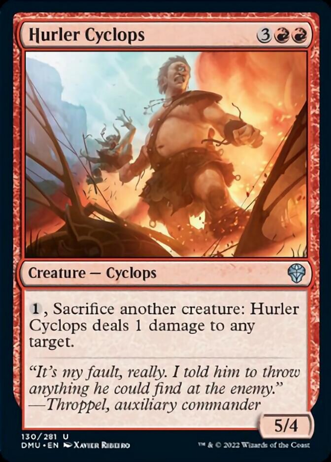 Hurler Cyclops [Dominaria United] | The Clever Kobold