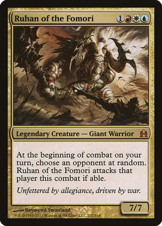 Ruhan of the Fomori [Commander 2011] | The Clever Kobold