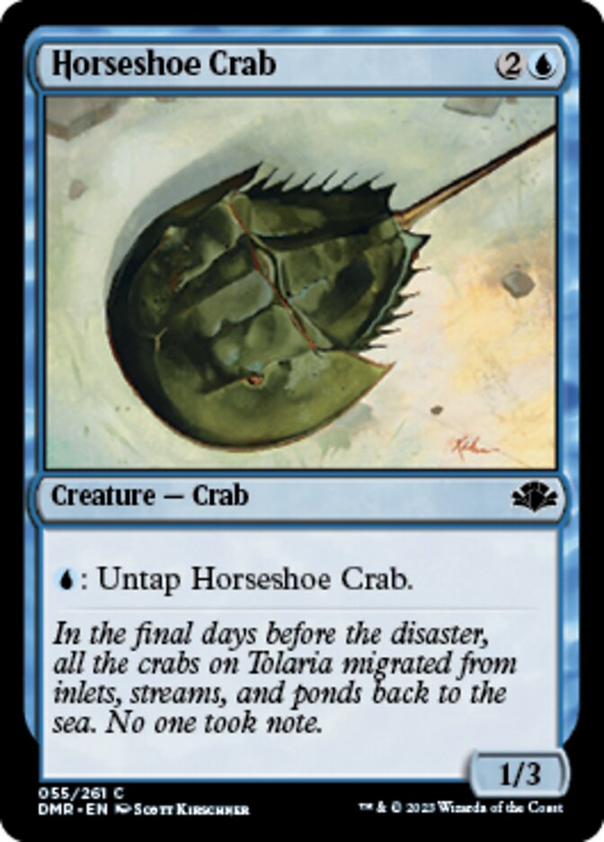 Horseshoe Crab [Dominaria Remastered] | The Clever Kobold