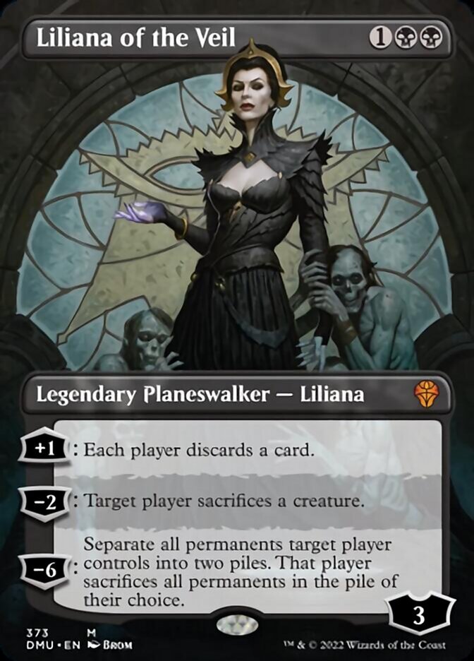 Liliana of the Veil (Borderless) [Dominaria United] | The Clever Kobold