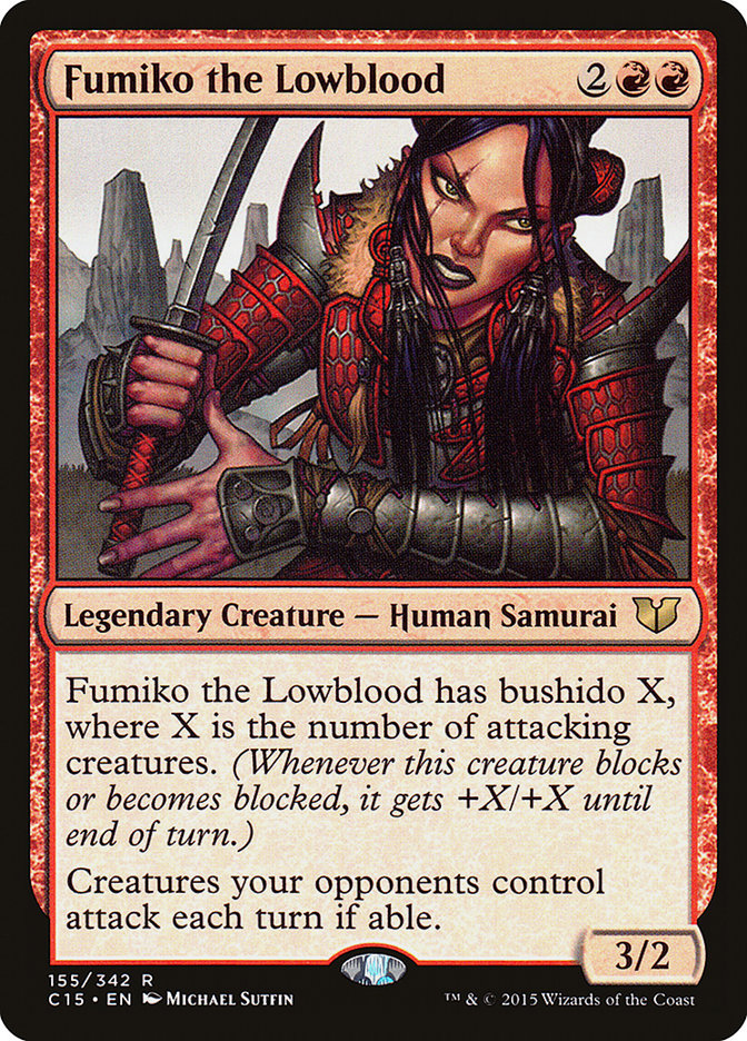 Fumiko the Lowblood [Commander 2015] | The Clever Kobold