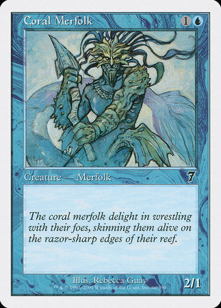 Coral Merfolk [Seventh Edition] | The Clever Kobold