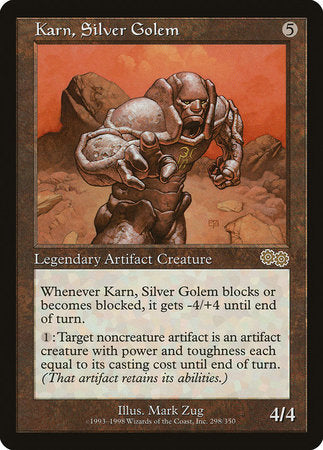 Karn, Silver Golem [Urza's Saga] | The Clever Kobold