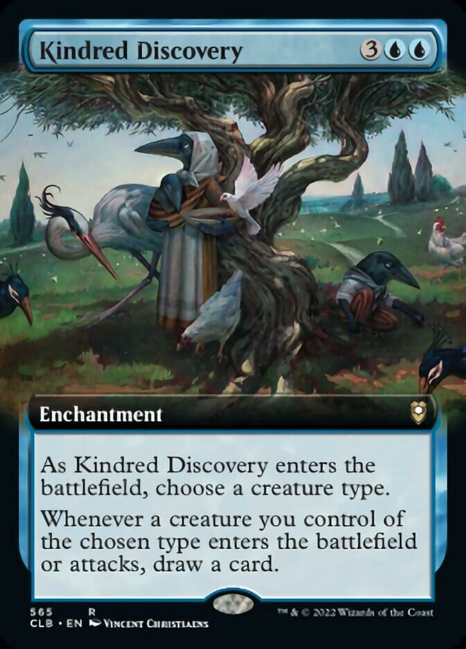 Kindred Discovery (Extended Art) [Commander Legends: Battle for Baldur's Gate] | The Clever Kobold